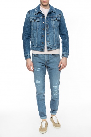 Distressed denim jacket, zdjęcie 2 Distressed denim jacket od Saint Laurent